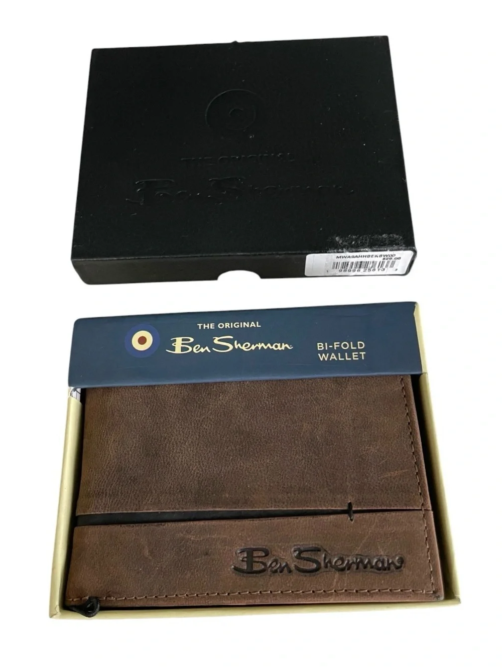 Ben Sherman Brown Bifold Wallet New In Box